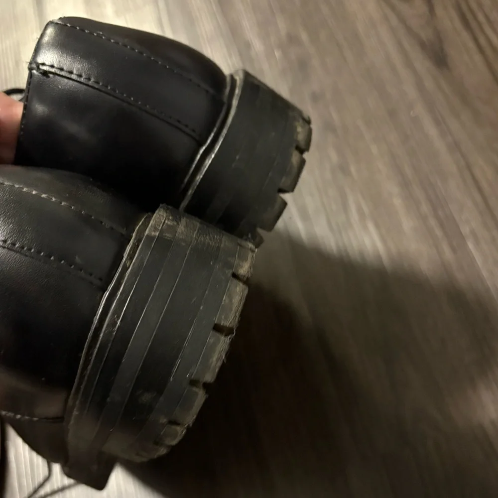 ZARA Boys Black Dress shoes size 7